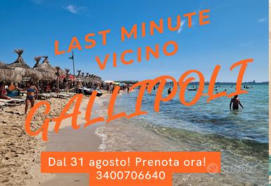 LAST MINUTE vicino GALLIPOLI dal 31 agosto 