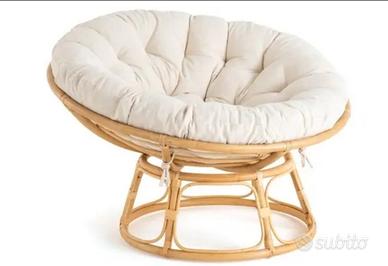 sedia poltrona vimini