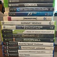 Lotto videogiochi vario tipo