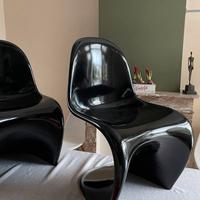 VITRA  Coppia VERNER PANTON in Resina Lucida