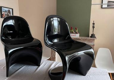 VITRA  Coppia VERNER PANTON in Resina Lucida