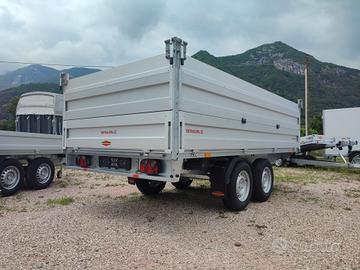 Carrello rimorchio auto doppio asse