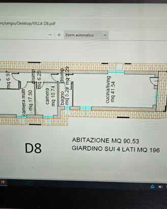 Villetta singola con giardino ai 4 lati