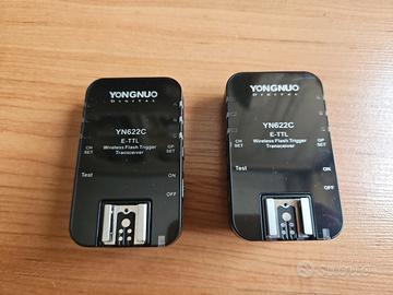 canon yongnuo YN622C trigger flash transceiver