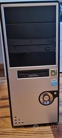 Case PC vuoto con Alimentatore e Lettore DVD
