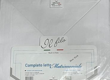 Completo letto matrimoniale bianco B&B