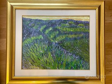 Quadro “Campi di lavanda” – C. Tortora (1994)