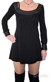 Miniabito Versus Versace nero e raso 