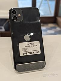 iPhone 11 64GB nero usato garanzia 