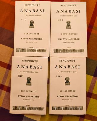 libro Anabasi di Senofonte del 1970 