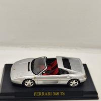 Modellino Ferrari 348 TS Targa Argento