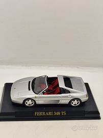 Modellino Ferrari 348 TS Targa Argento