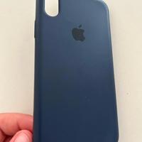 Cover originale Apple Iphone XR blu