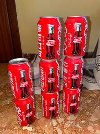 Lattine Coca-Cola e Sprite degli anni 90