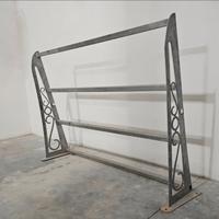 Struttura pensilina in ferro zincato artigianale