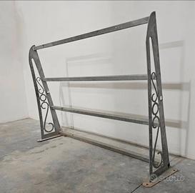 Struttura pensilina in ferro zincato artigianale