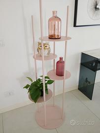 Totem Calligaris metallo colore cipria
