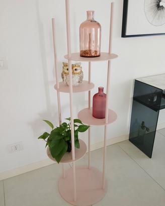 Totem Calligaris metallo colore cipria