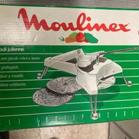 Moulinex piccolo robot a mano + 3 dischi nuovo