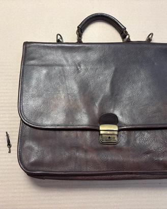 Cartella Borsa in pella vintage max il cuoiaio