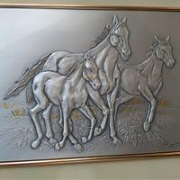 Quadro argento R. Romagnoli - il puledro