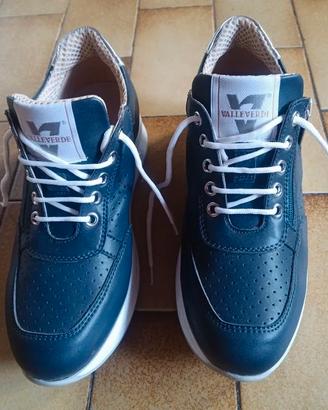 Scarpe Donna Alte Valleverde 36 Nuove Blu