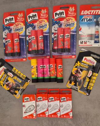 Lotto Cancelleria e Colle Pritt Pattex Loctite