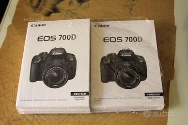 Canon eos 700D Pack manuali d'uso (n. 3 manuali)