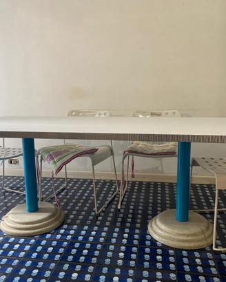 TAVOLO "ASTRALOGO" DRIADE ANNI 80