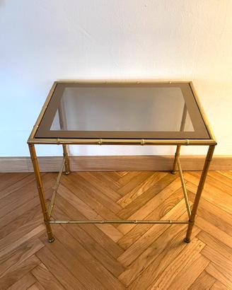 Tavolino vintage Hollywood regency