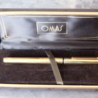 Penna stilografica OMAS placcata oro