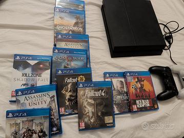 PlayStation 4 PS4 + 2 Controller+ 11 giochi 