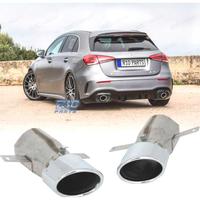 TERMINALI SCARICO MERCEDES W177 18- LOOK A35 AMG