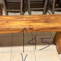 Panca in legno massello