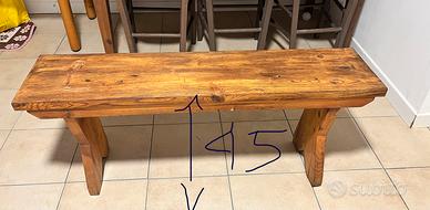 Panca in legno massello