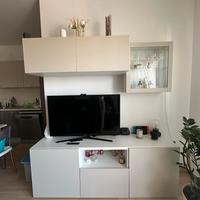 Parete tv attrezzata e mobiletto ingresso