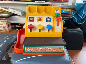 Vintage Fisher-Price Cash Register anni ’70