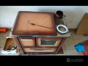 stufa a legna, cucina 