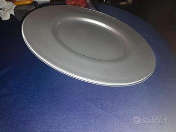 SOTTOPIATTI IN VETRO E ARGENTO