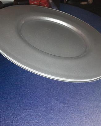 SOTTOPIATTI IN VETRO E ARGENTO