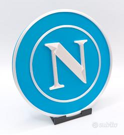 Stemma Napoli Serie A Scudetto Logo Football 3D