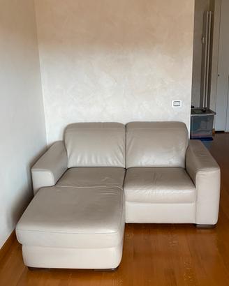 Divano Diesis 2 posti con chaise longue Natuzzi