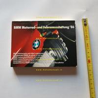 BMW 1986 catalogo accessori abbigliamento moto