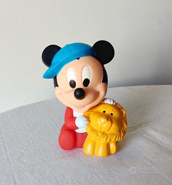 Baby Mickey Mouse giocattolo vintage in gomma