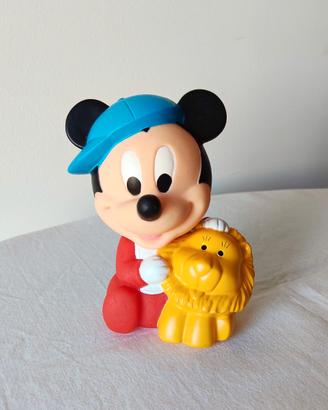 Baby Mickey Mouse giocattolo vintage in gomma