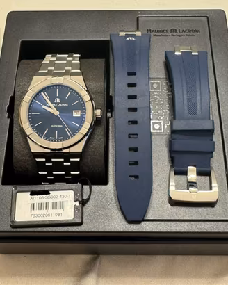 Maurice Lacroix Aikon Quartz bracciale in acciaio
