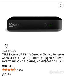 Decoder Tele Sistem vedi dati completi su foto