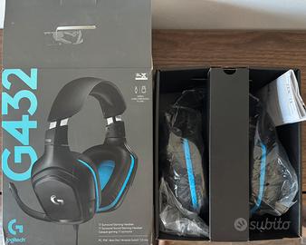 Cuffie gaming logitech G432 - audio 7.1 sorround
