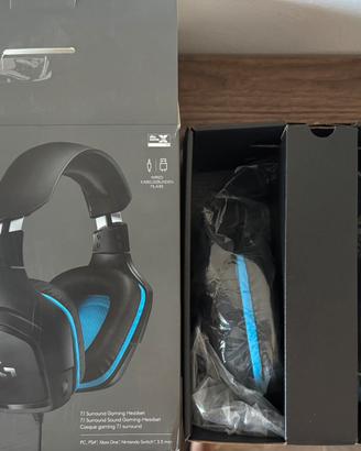 Cuffie gaming logitech G432 - audio 7.1 sorround