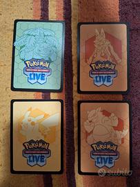 pokemon live 4 varianti